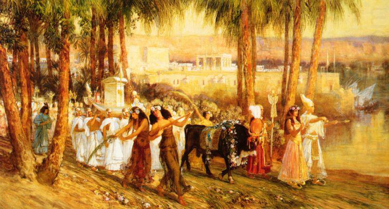 Frederick Arthur Bridgman Procession in Honor of Isis china oil painting image